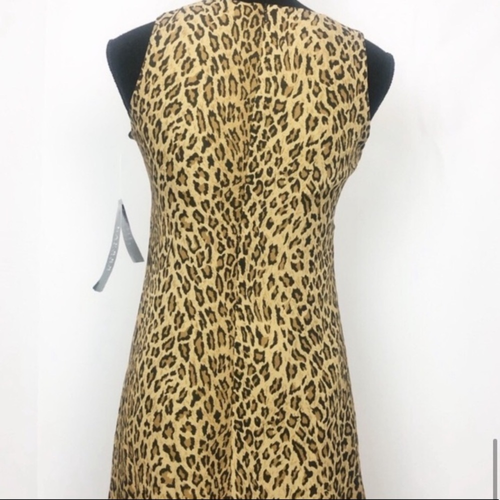NWT Lauren Ralph Lauren Silk Cheetah Maxi Dress - Picture 6 of 7
